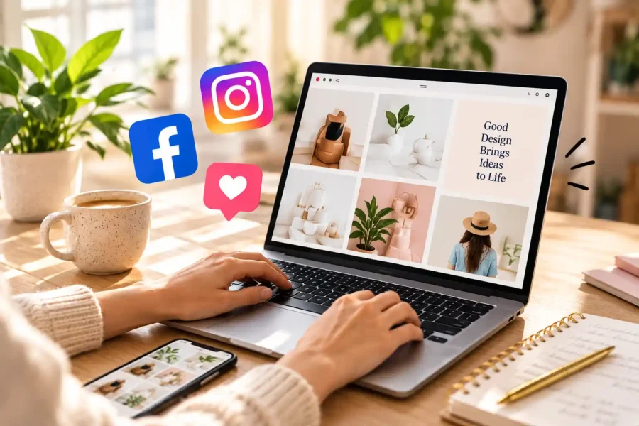 Planering av sociala medier för småföretag med strategi, innehåll och engagemang
