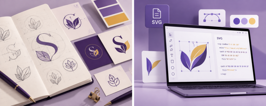 Jämförelse mellan SVG, WebP, PNG och JPG för olika typer av webbgrafik