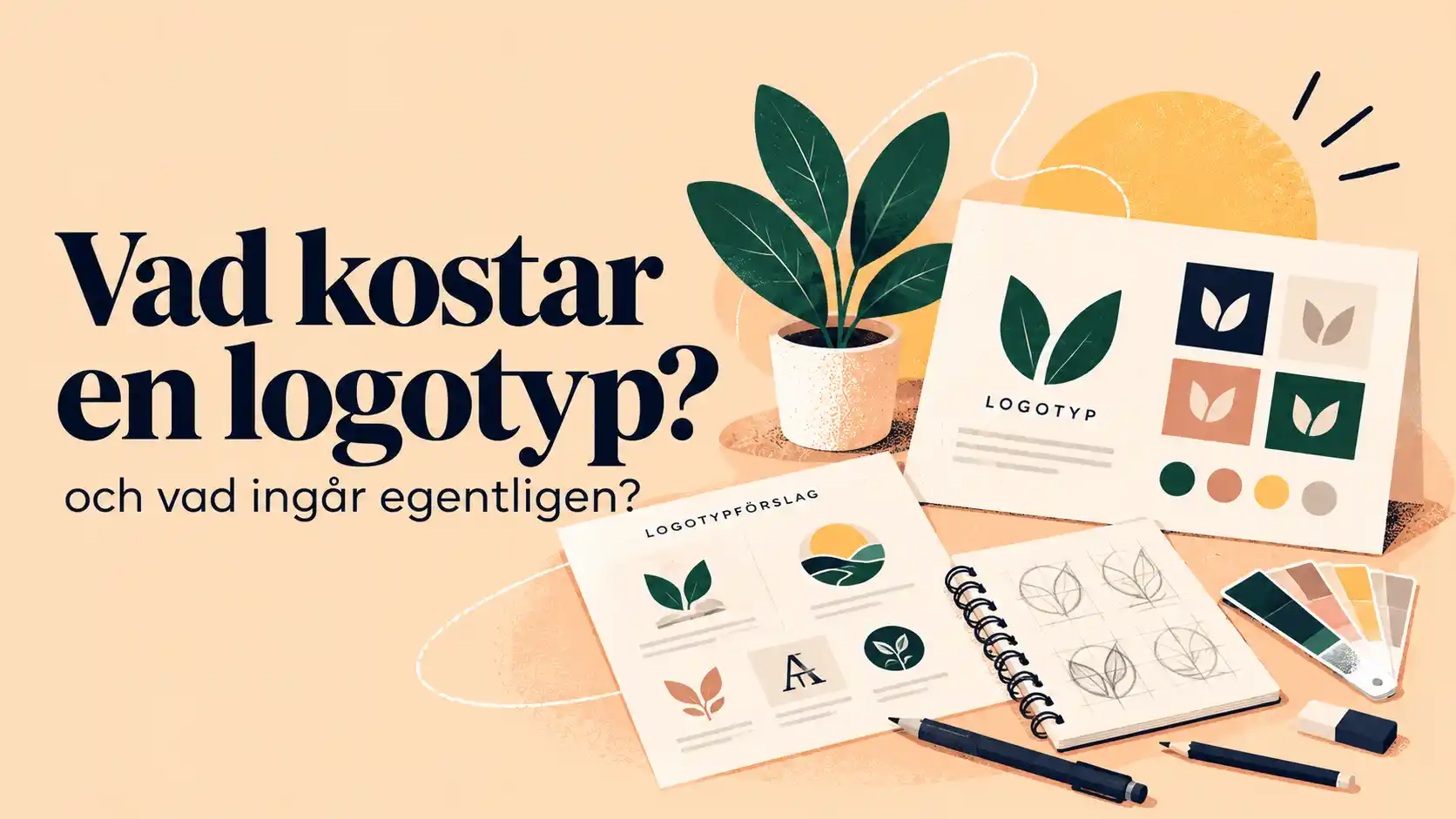 Vad kostar en logotyp och vad ingår i professionell logotypdesign