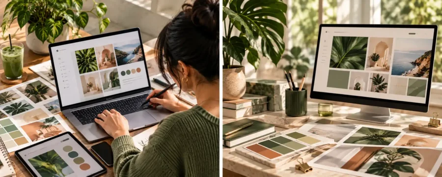 Modern webbdesign 2026 med fokus på användarvänlighet, mobil design och UX