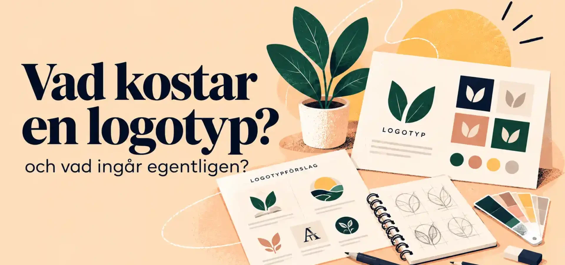 Vad kostar en logotyp och vad ingår i professionell logotypdesign