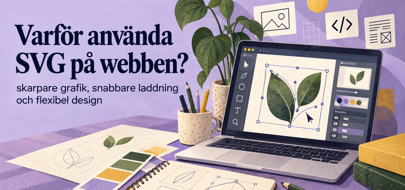 Varför använda SVG på webben för logotyper, ikoner och vektorgrafik